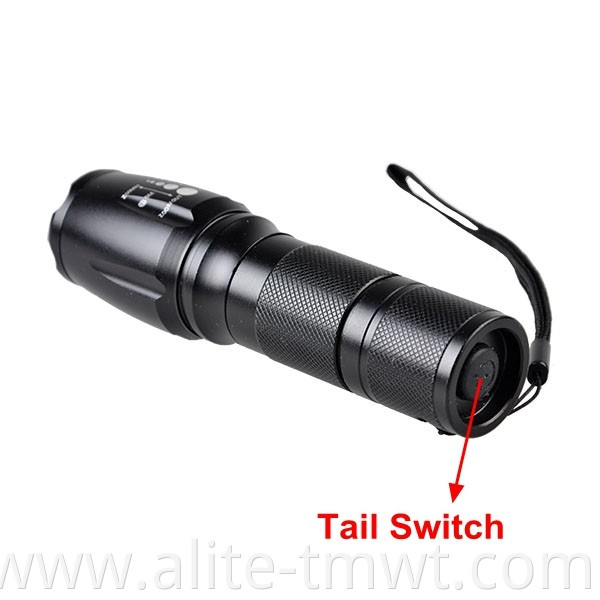 High Power Rechargeable Long distance Operated Outdoors Camping Super Bright Halogen Flashlight X800